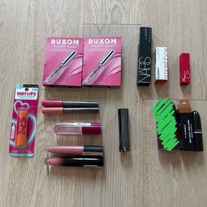 Lip Product Bundle: MAC, NARS, Face Shop, Smashbox, Sephora, L’Oreal - New
